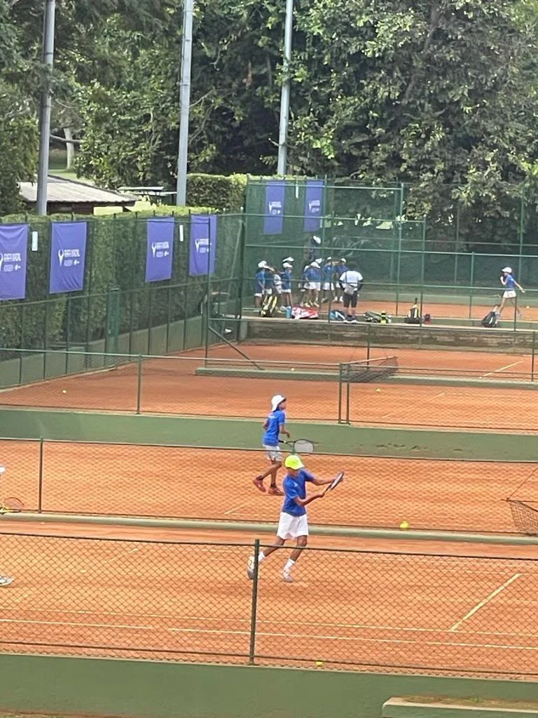 Tennis tournament courts